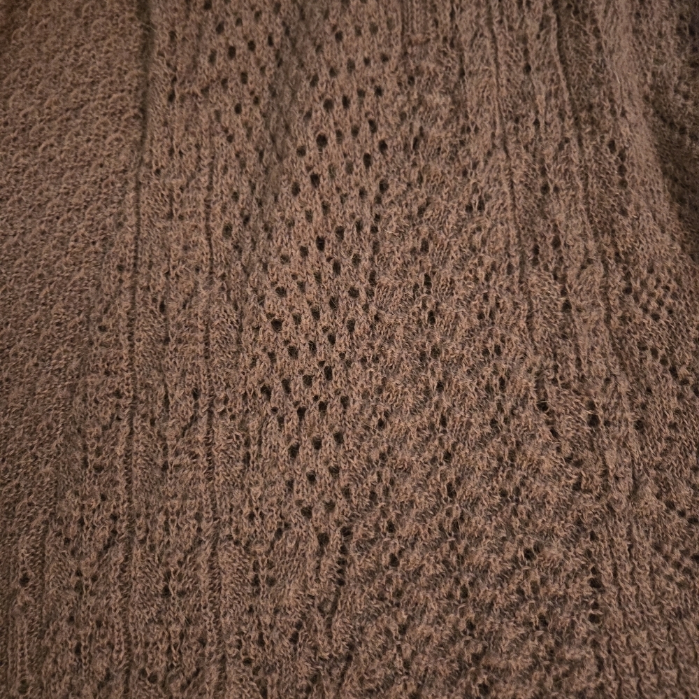 Knitted & Knotted By Anthropologie Alpaca Small Purple Long Sleeve Sweater Dress - Picture 6 of 10